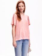 Old Navy Short Sleeve Swing Tee - Princess Peach