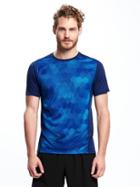 Old Navy Go Dry Performance Tee For Men - Prize Winner Blue