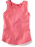 Old Navy Soft Jersey Tank - Coral Sizzle
