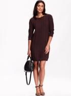 Old Navy Womens Cable Knit Sweater Dress Size L Tall - Rich Rec