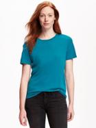 Old Navy Relaxed Crew Neck Tee For Women - Twilight Lagoon