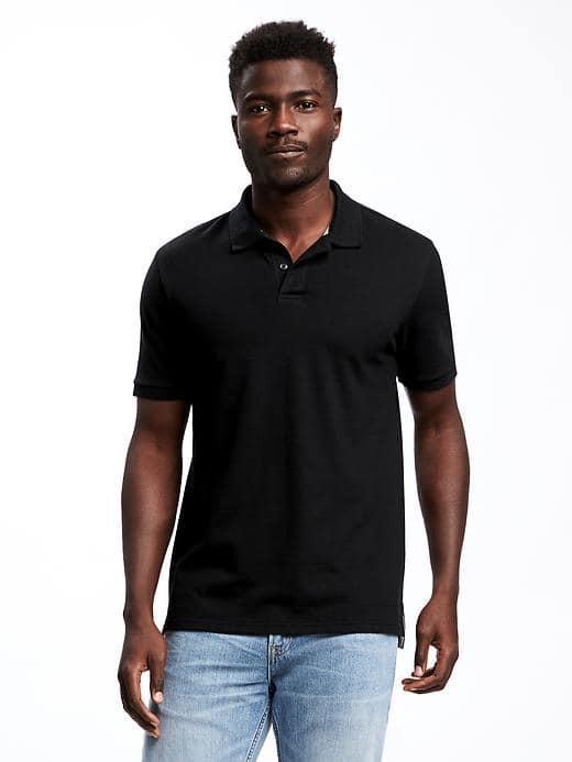 Old Navy Built In Flex Pro Polo For Men - Blackjack