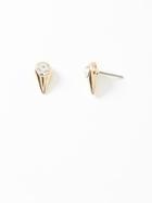 Old Navy Crystal Stud Earrings For Women - Gold