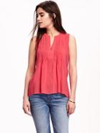 Old Navy Pintuck Swing Tank For Women - Hot Times