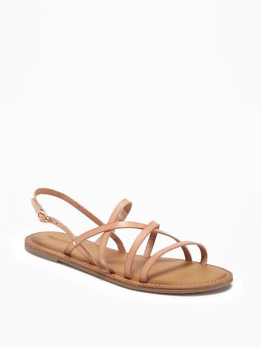 Old Navy Strappy Slide Sandals For Women - Blush