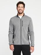 Old Navy Go Warm Sweater Fleece Zip Jacket For Men - Dark Heather Gray