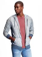 Old Navy Color Blocked Jersey Hoodie For Men - Blue