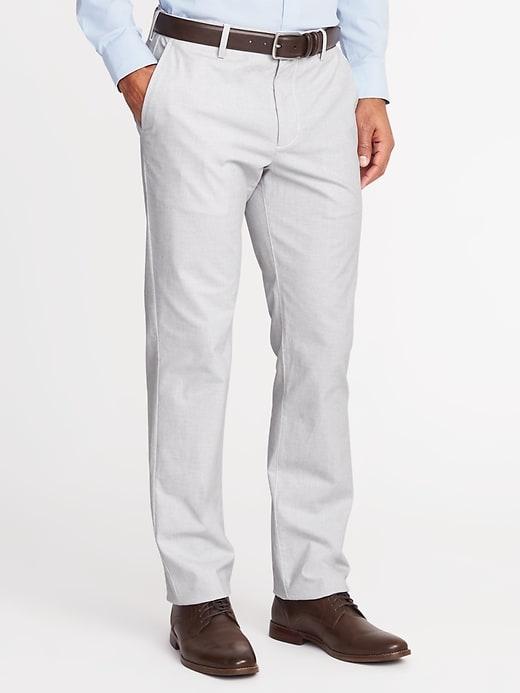 Old Navy Mens Straight Signature Built-in Flex Non-iron Pants For Men Pedal To The Metal Size 38w
