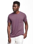 Old Navy Soft Washed Crew Neck Tee For Men - To Grape Lengths