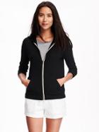 Old Navy Relaxed Lighweight Hoodie For Women - Black
