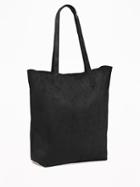 Old Navy Womens Sueded Tote For Women Black Size One Size
