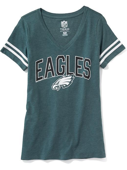 Old Navy Nfl V Neck Tee For Women - Eagles