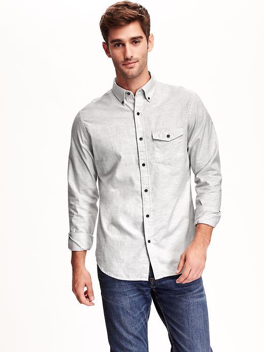 Old Navy Classic Slim Fit Shirt - Canvas