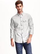 Old Navy Classic Slim Fit Shirt - Canvas