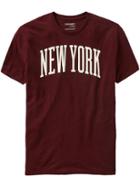 Old Navy Mens New York Graphic Tees - Wine Country