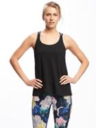 Old Navy Loose Fit Go Dry Cool 2 In 1 Tank - Black