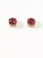 Old Navy Crystal Stud Earrings For Women - In The Red