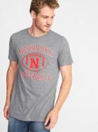 Old Navy Mens Ncaa Crew-neck Tee For Men Nebraska Corn Size S