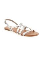 Old Navy Strappy Huarache Sandals For Women - Silver