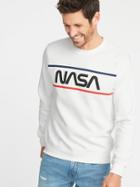 Old Navy Mens Nasa Graphic Sweatshirt For Men Sea Salt Size Xs