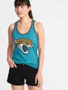 Old Navy Womens Nfl Retro-team Racerback Tank For Women Jaguars Size L