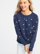 Relaxed French Terry Sweatshirt For Women