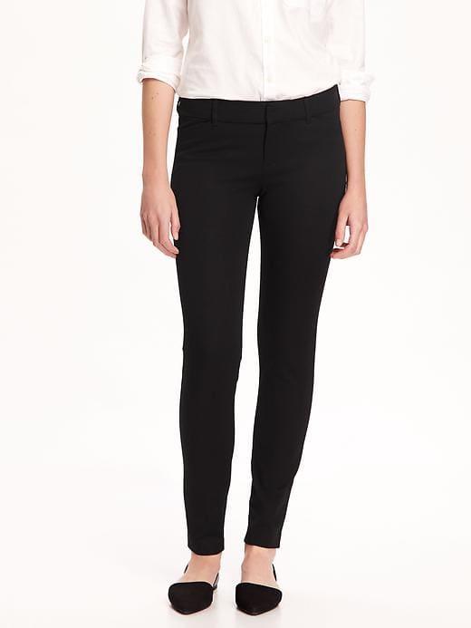 Old Navy Womens Mid-rise Pixie Full-length Pants For Women Black Jack 3 Size 2