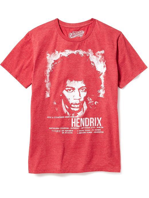 Old Navy Jimi Hendrix Graphic Tee For Men - Red
