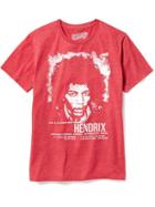 Old Navy Jimi Hendrix Graphic Tee For Men - Red