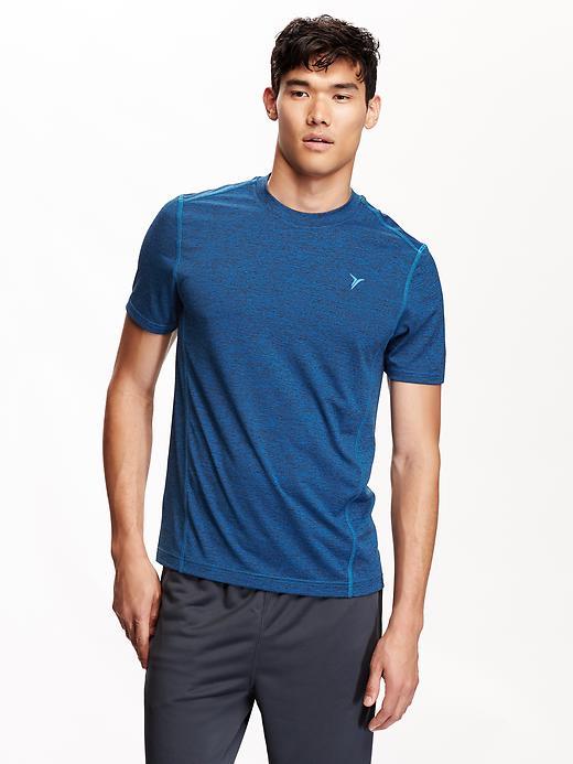 Old Navy Mens Go Dry Training Tees Size L Tall - Royal Riviera Poly