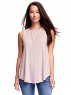 Old Navy High Neck Tank For Women - Strawberry Cream