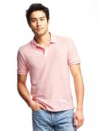 Old Navy Built In Flex Pro Polo For Men - Pink Pirouette