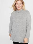 Relaxed Plus-size Plush-knit Turtleneck