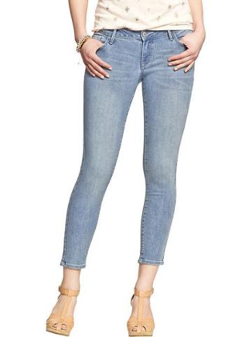 Old Navy Old Navy Womens The Rockstar Cropped Jeans - Glacier