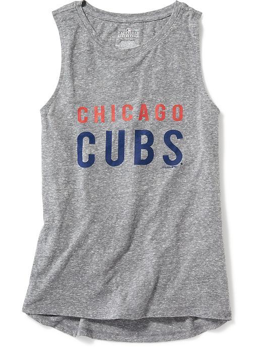 Old Navy Relaxed Fit Mlb Team Tank For Women - Chicago Cubs