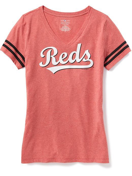 Old Navy Mlb V Neck Tee For Women - Cincinnati Reds