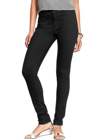 Old Navy Old Navy Womens The Rockstar Black High Rise Skinny Jeans - Black Jack