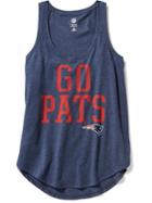Old Navy Relaxed Nfl Scoop Neck Graphic Tank For Women - Patriots