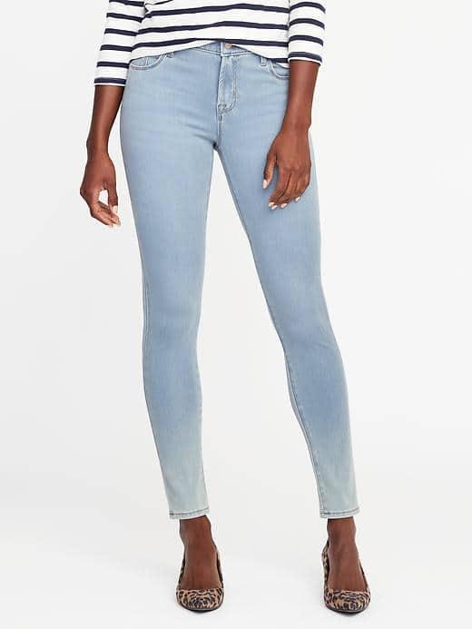 Old Navy Rockstar 24/7 Jeans For Women - Light Rinse