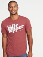 Old Navy Mens Enjoy Dr. Pepper Graphic Tee For Men Dark Red Size Xxl