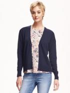 Old Navy Vneck Cardigan For Women - Lost At Sea Navy