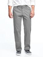 Old Navy Mens Straight Ultimate Built-in Flex Khakis For Men Gray Stone Size 32w