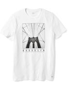 Old Navy New York Graphic Tee For Men - Bright White