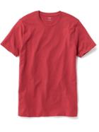 Old Navy Soft Washed Crew Neck Tee For Men - Right Said Red