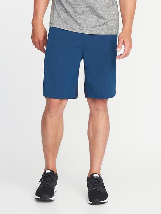 Old Navy Mens Go-dry 4-way Stretch Ripstop Shorts For Men (9) Blue My Cover Size Xl