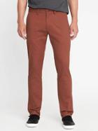 Old Navy Slim Ultimate Built In Flex Khakis For Men - Trident Maple