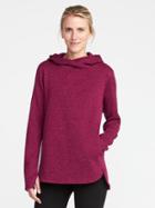 Old Navy Go Dry Fleece Pullover Hoodie For Women - Raspberry Twist