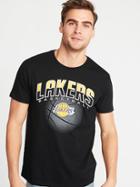 Old Navy Mens Nba Team-graphic Tee For Men Los Angeles Lakers Size M