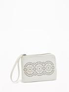 Old Navy Perforated Wristlet For Women - Bone