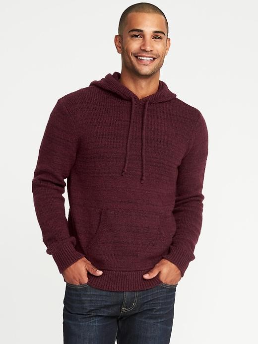 Old Navy Mens Sweater-knit Hoodie For Men Raisin Arizona Size M